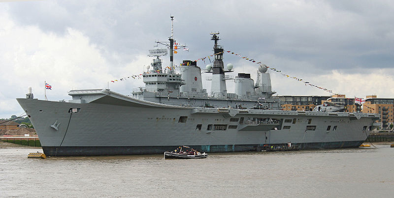 HMS Ark Royal To Become London Heliport?