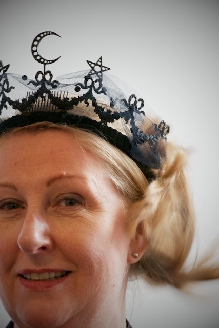 A playful, romantic and cheeky number from the fabulous Stephen Jones Millinery. 