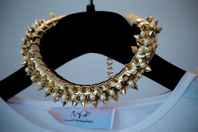 An incredible choker from a collection by Maria Francesca Pepe Ltd. 
