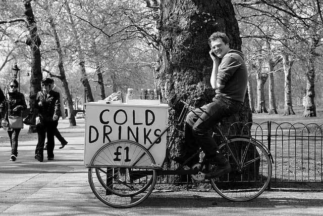 Cold Drinks Green Park by Paul Steptoe O'Riley