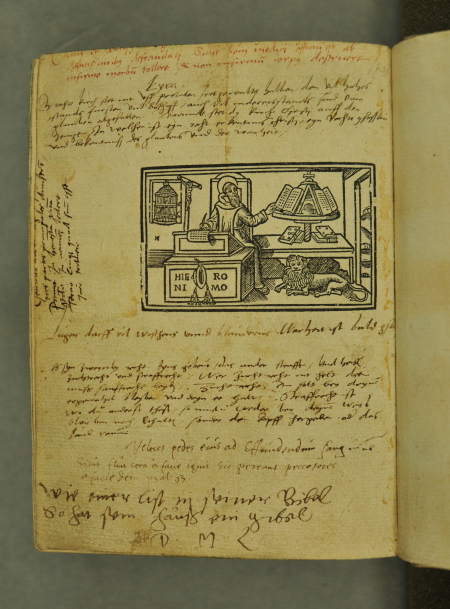 A Latin Vulgate Bible with hand-written notes, thought to be by Martin Luther