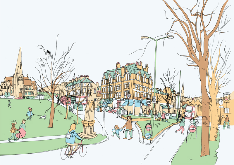 Blackheath in the Borough of Greenwich.