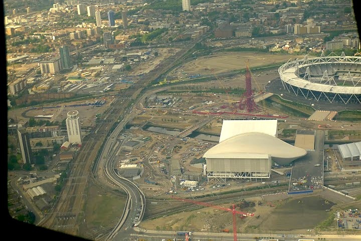 The Orbit attraction reaches for the sky.