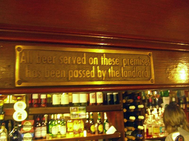 Pubs can be hilarious.