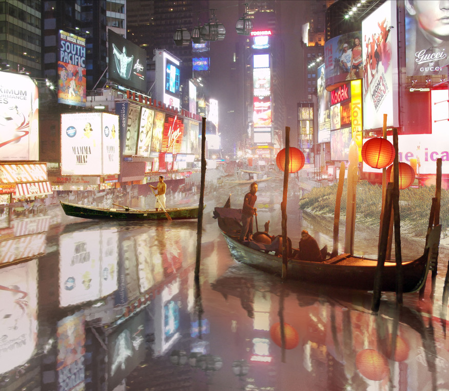 Aqualta_TimesSq-Night_NYC, 2009 by Ostap Rudakevych (c) Ostap Rudakevych.