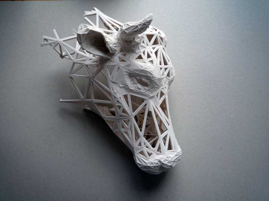 Cultivating Faith : Structural Study Model, Rapid Prototype, 2009 by Tom Greenall (c) Tom Greenall.