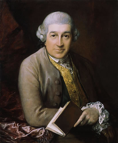 Portrait of David Garrick (1717-1779) by Thomas Gainsborough. The greatest actor of his time, and a driving force behind Shakespeare's current reputation