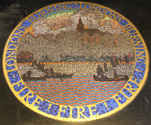 Mosaic at the London Fire Brigade HQ, Albert Embankment by curry15