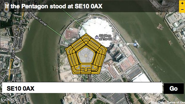 The O2 Pentagon.