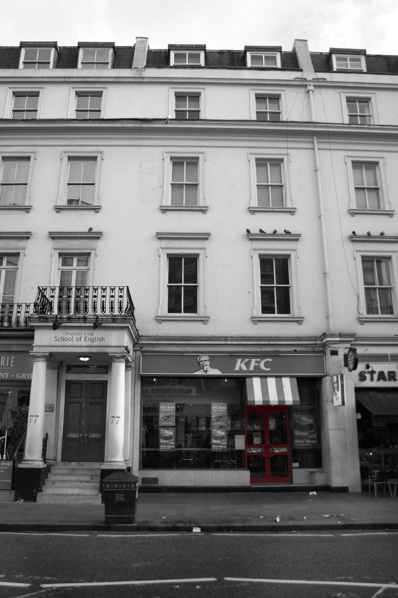 79 Gloucester Road - Basement office belonging to John George Haigh, also know as the 'acid bath murderer - 'he dissolved his victims bodies in acid to hide evidence