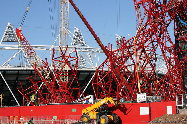 Pieces ready to be craned into place. Photo / Andy Wilkes