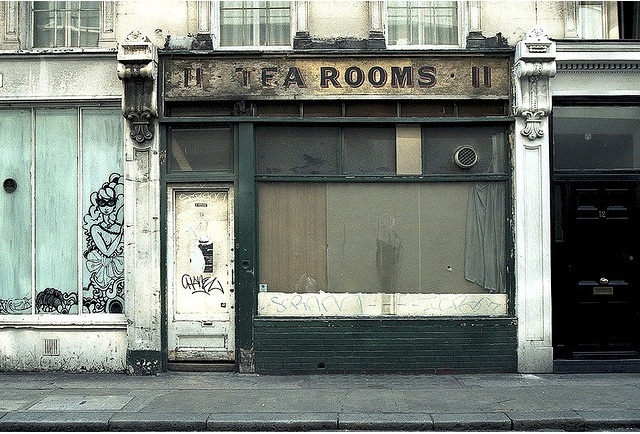 The much photographed former tea rooms on Museum Street by D I C K S D A I L Y
