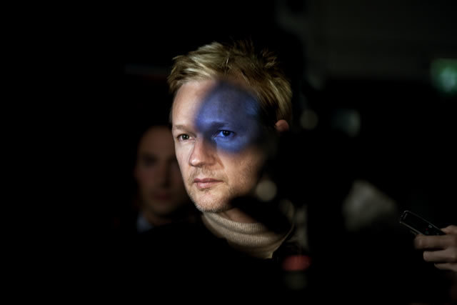 2nd Prize People In The News Single: Seamus Murphy, Ireland, VII Photo Agency. Julian Assange, founder of WikiLeaks, London, 30 September