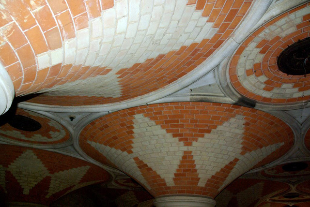 Close-up of the brickwork.