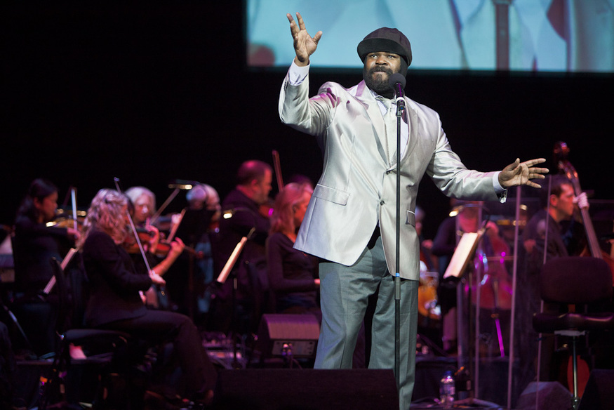 Again from the opening night, old-style jazz singer Gregory Porter.
