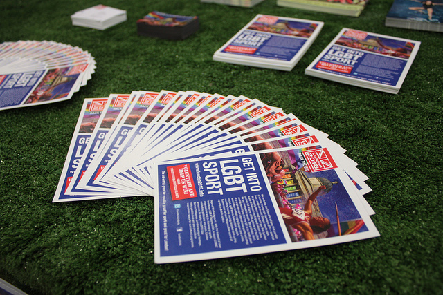 Literature for the bid to bring the Gay Games (biggest sports event in the world in term of participants) to London in 2018