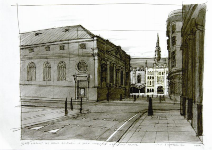 Chris Choa offers an atmospheric view of Guildhall.