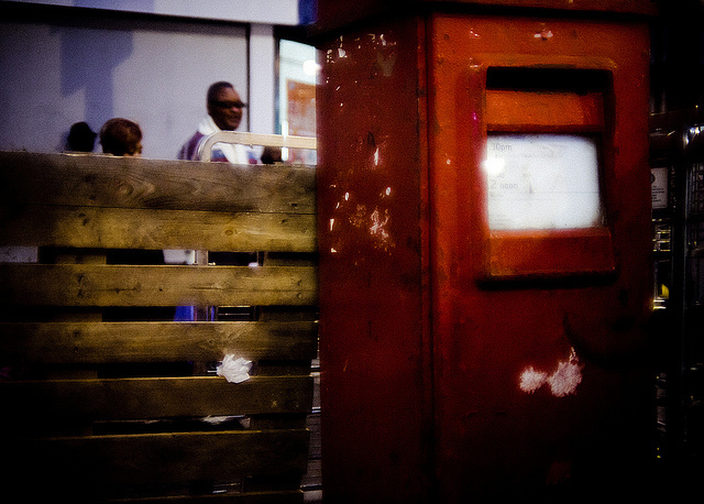 Bravest Little Post Box, Brixton by teddave