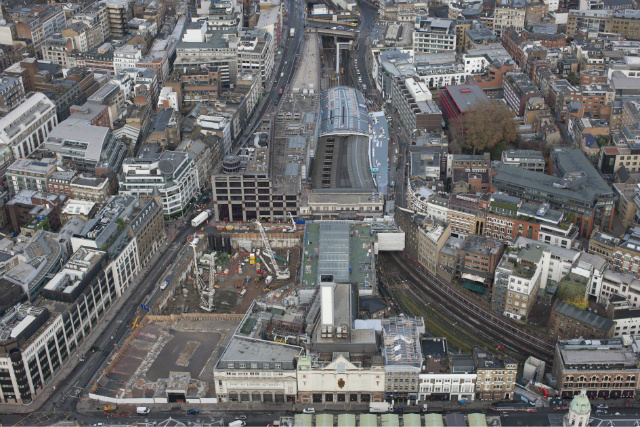 Farringdon station. 