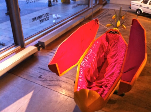 Morsel-eum. A Ghanaian coffin shaped like a banana. 