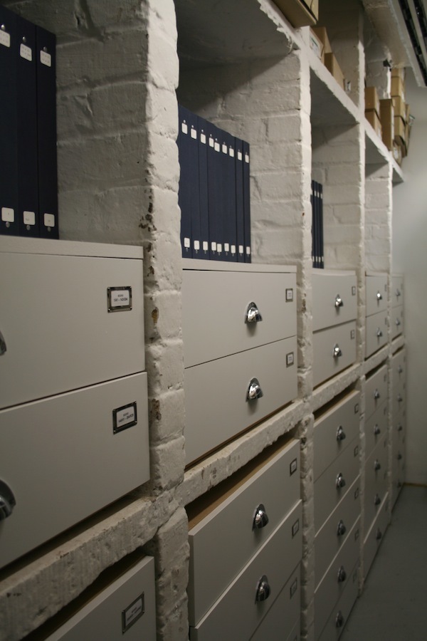 The photo archive store - a converted listed wine cellar
