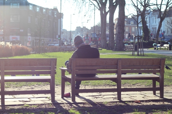 Enjoying the winter sun by Tim Woodall