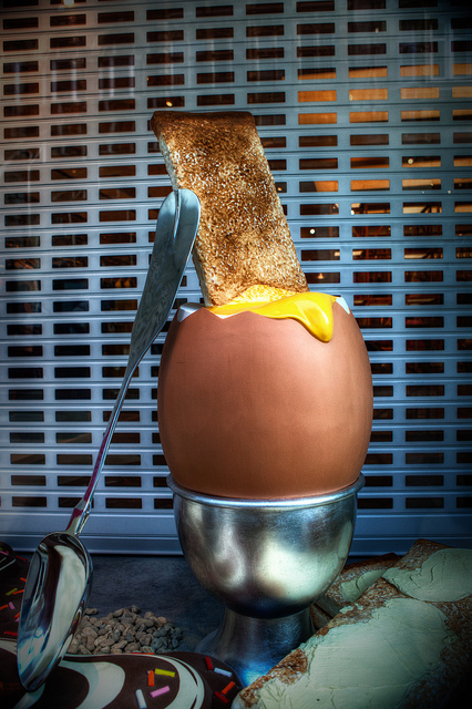 Egg and soldier.