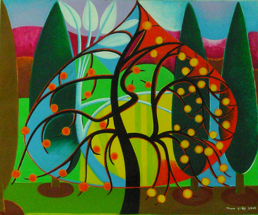 Wide Persimmon Tree, Maro Gorky, Courtesy Long &amp; Ryle Gallery