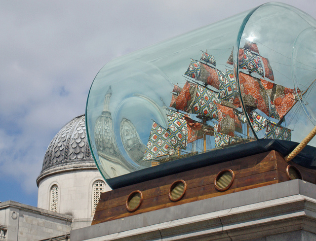 The people's Fourth Plinth favourite - Yinka Shonibare's ship in a bottle, by JudyGr