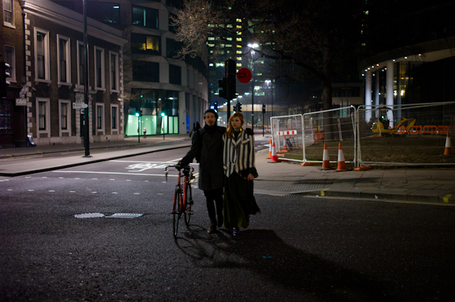 Time: 03:28, Location: Liverpool Street, Title: "Walking Home" 