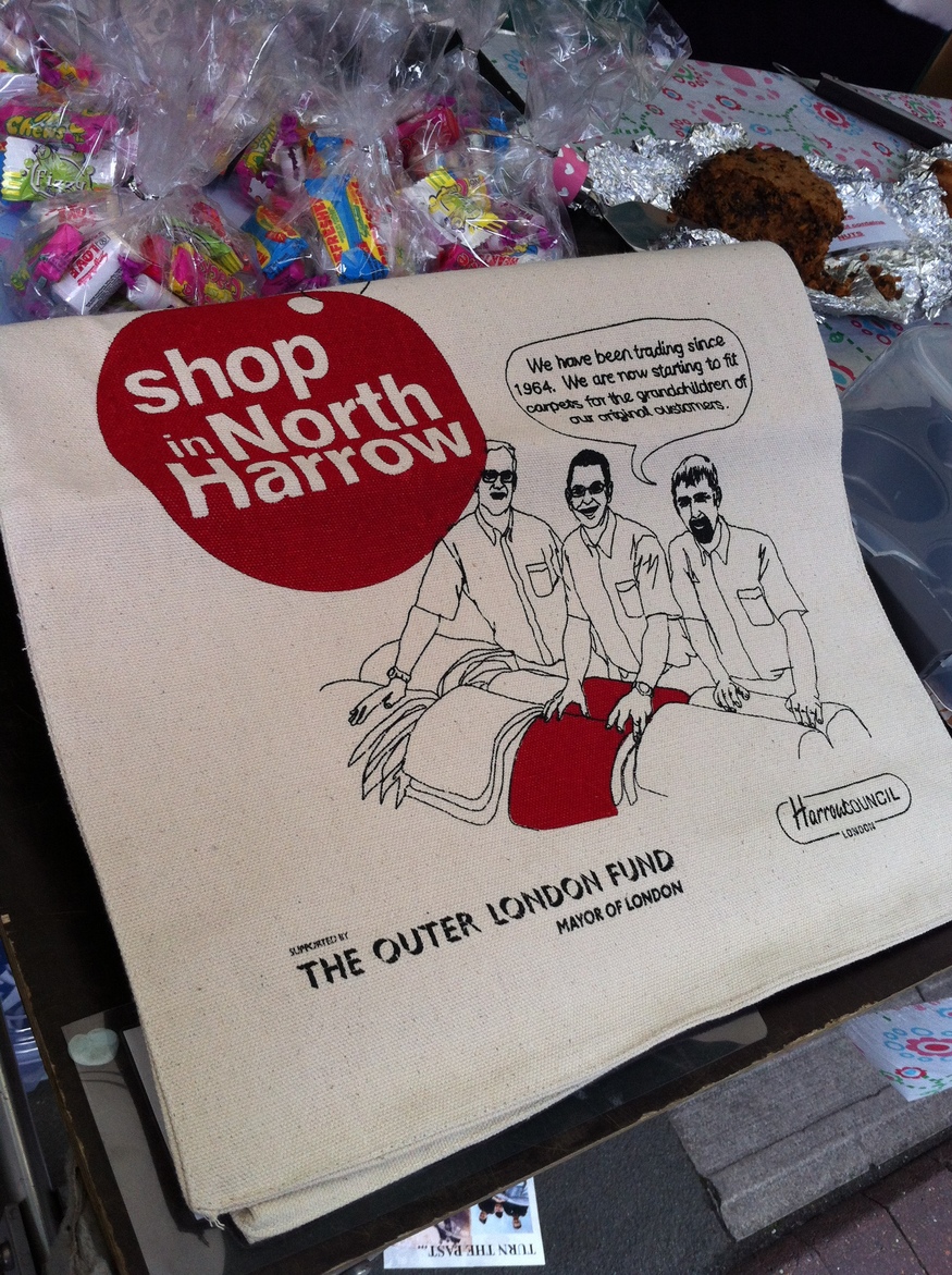 Free Harrow shopping bags