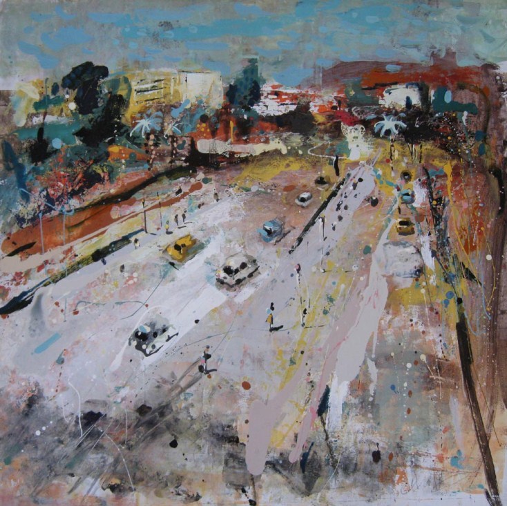 Andrew Hood, Rush Hour on the Cote d'Azur. Courtesy Panter and Hall.