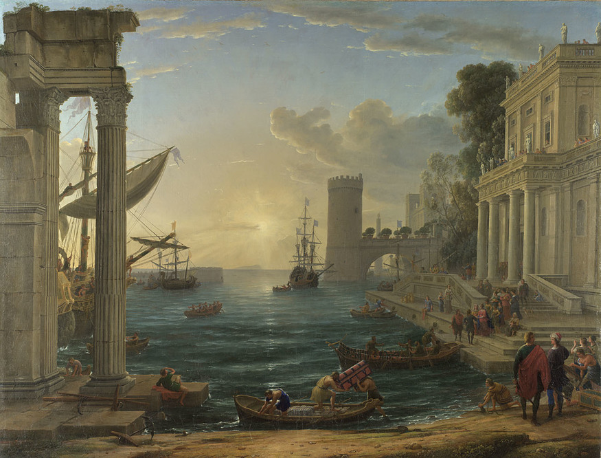 Claude, Seaport with the Embarkation of the Queen of Sheba, © The National Gallery, London.