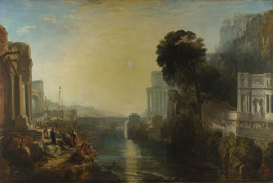 Joseph Mallord William Turner, Dido building Carthage, or The Rise of the Carthaginian Empire, 1815. © The National Gallery, London.