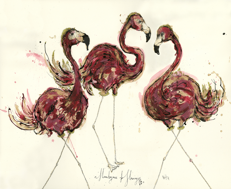 Anna Wright, A Flamboyance of Flamingos 