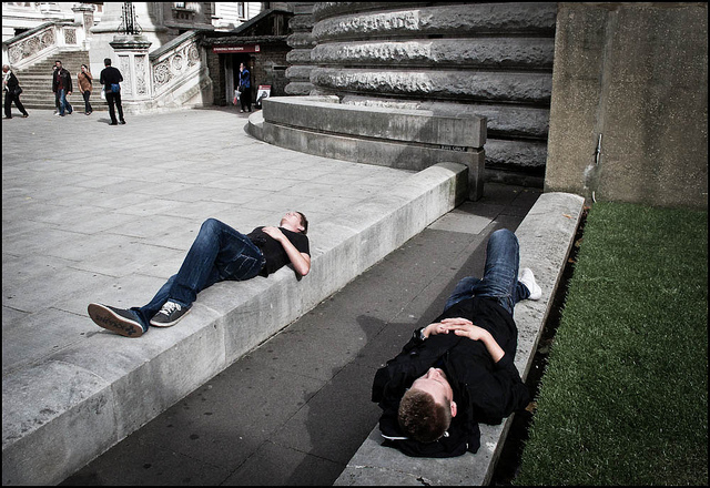 Lunchtime snooze, by Sven Loach