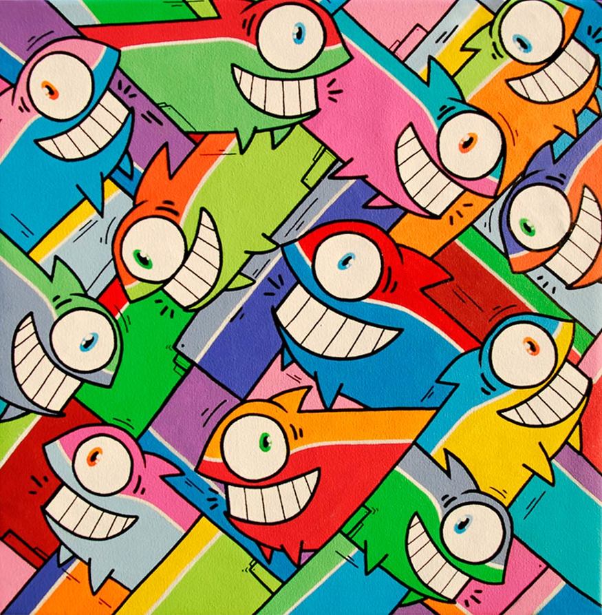 Pez, Vamos que nos vamos, ‘Smiling Since 1999’ at Tony’s Gallery