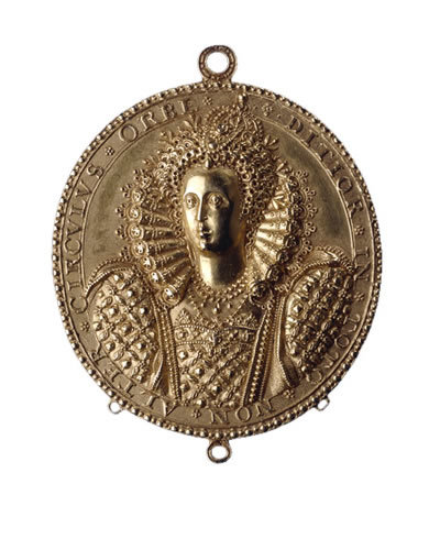 Gold medal of Elizabeth I by Nicholas Hilliard. England, c. 1580–1590