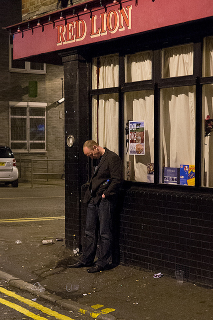Standing drunk at the Red Lion, by bart613