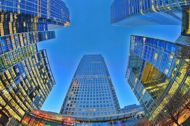 Canary Wharf in the round, by Londonietis