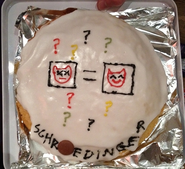Domestic Science tech guru James Lowey's take on Schrodinger's cat 