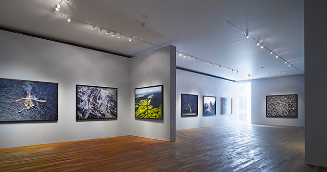 Edward Burtynsky's 'Oil' in the fourth floor gallery