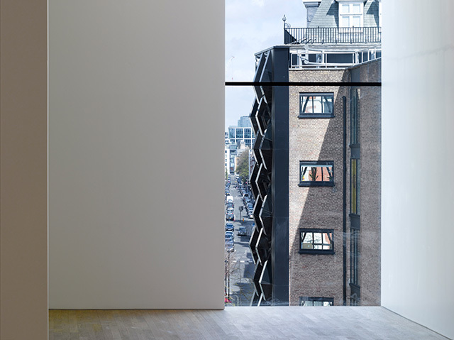The view from the top floor window