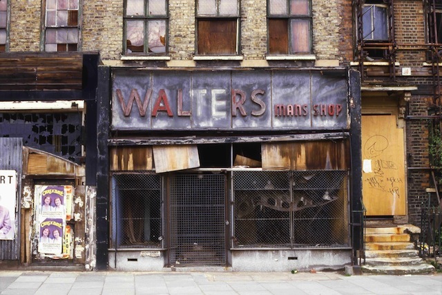 Walters man's shop Mile End Rd by Alan Dein