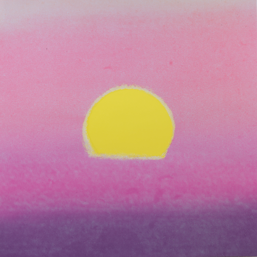 Andy Warhol, Sunset (I of IV). Image © The Andy Warhol Foundation for the Visual Arts