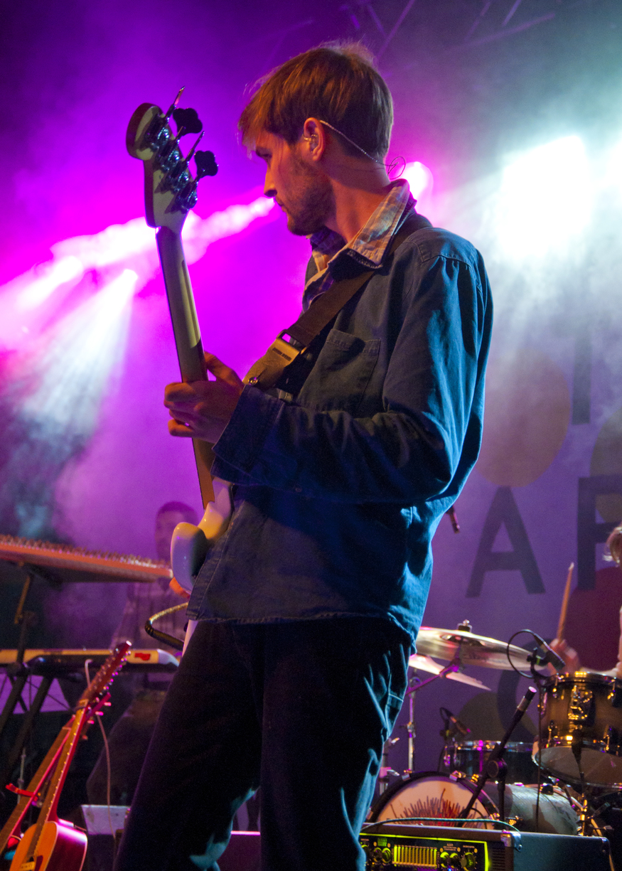 Stonaway play a soggy Applecart festival 2012 in east London during Jubilee weekend.