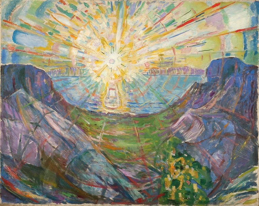Edvard Munch, The Sun. © Munch Museum/Munch-EllingsendGroup/DACS 2012