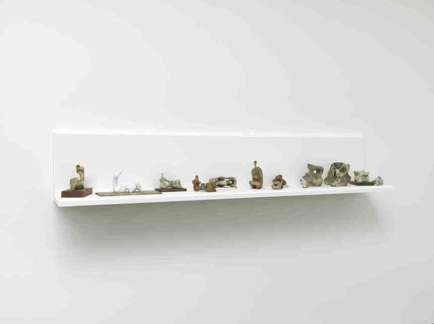 Maquette Shelf. Photo: Mike Bruce. Courtesy of Gagosian Gallery