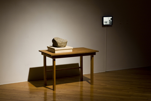 Installation view at Artsonje Center of ‘A Rock That Learned the Poetry of JUNG Jiyong’. Courtesy of the artist, Artsonje Center, Seoul.and Maeil Dairies Co. Ltd. © The artist 2012. Photo: Park Myung Rae.