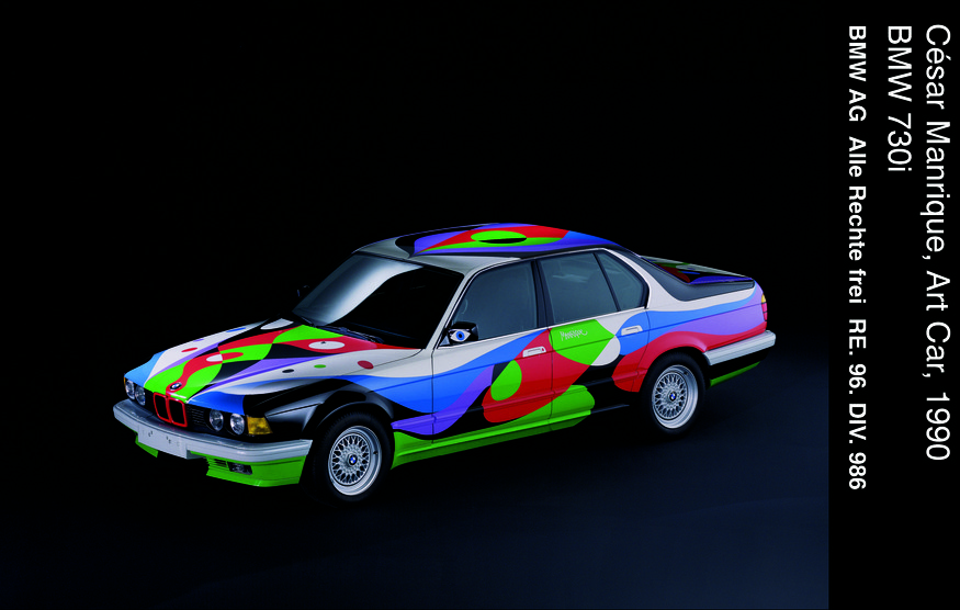 Cesar Manrique, Art Car, BMW 730i